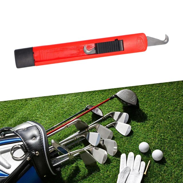 Colaxi Accessoire de Remplacement, Outil de Réparation de Poignée de Club, Maintenir une Poignée Confortable Remplacer Poignée de Club de Golf Outil de Remplacement, Outil de Poignée de Golf Crochet Lame