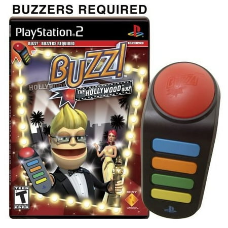 Rumble Ps2 Buzz Hollywood Quiz (software only), Sony Computer Ent. of America, PlayStation 2, 711719763321 ()