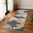 thumbnail image 6 of Addison Rugs Mayfield Premium Machine Washable Transitional Modern Gray Runner Rug, 2'3" x 7'6", 6 of 6