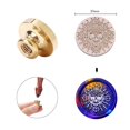 thumbnail image 5 of 2uds. Cabeza redonda de sello ornamental DIY Halloween para invitaciones de boda (wsj12), 5 of 5