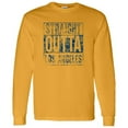 thumbnail image 3 of UGP Campus Apparel Straight Outta Los Angeles Long Sleeve T-Shirt - Medium - Gold, 3 of 6