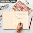 thumbnail image 4 of FORMRS 1-Subject Spiral Notebook 8" x 5" College Ruled 60 Refillable Sheet A5 Hard Cover, Beige Gingerbread Houses, 4 of 7