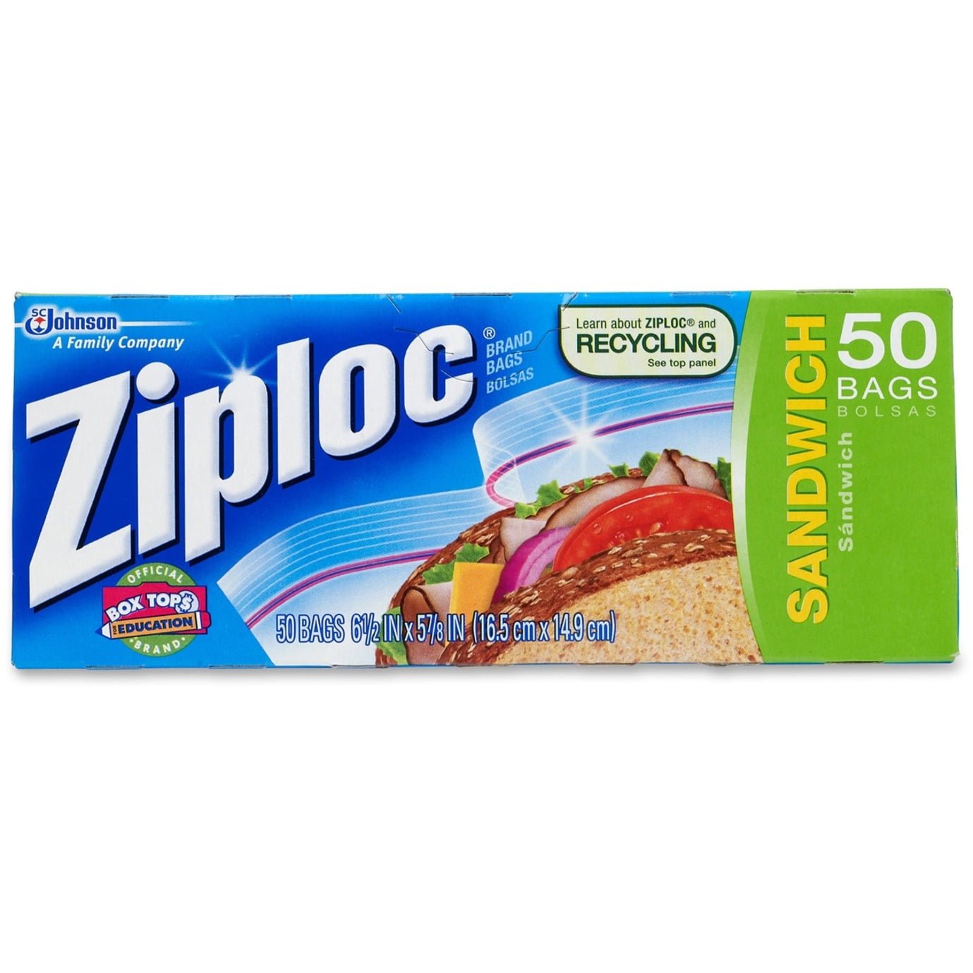 Diversey Ziploc Sandwich Bag