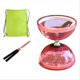 thumbnail image 1 of Diabolo Yoyo Elderly People Toy Kids Juggling Fitness Set (Red), 1 of 4