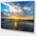 thumbnail image 2 of Beautiful Sunrise and Seashore - Large Seashore Canvas Wall Art, 2 of 4