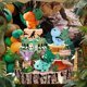 thumbnail image 5 of Juego de decoración para tartas con diseño de dinosaurio Zafena, 17 piezas, con letrero de feliz cumpleaños, 5 of 6