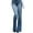 Blue, variant on Idoravan Jeans for Women under $5 Womens Jeans Flare Legs Women Elastic Plus Loose Pocket Casual Boot Cut Pant