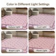 thumbnail image 7 of ODIKA 8'x10' Washable Area Rug Pink Checkered Purple Inspired Boho Charm Bold Checkerboard Grid for Dining Room, Large Office, Lounge, Non-Slip Chair-Friendly Mat, 7 of 7