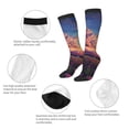 thumbnail image 3 of Gaeub Chaussettes Design Imprimé Pissenlit Rêveur Chaussettes Hautes Extensibles pour Hommes Femmes Adolescents, Chaussettes de Softball Soccer pour Randonnée, Sport, 3 of 6