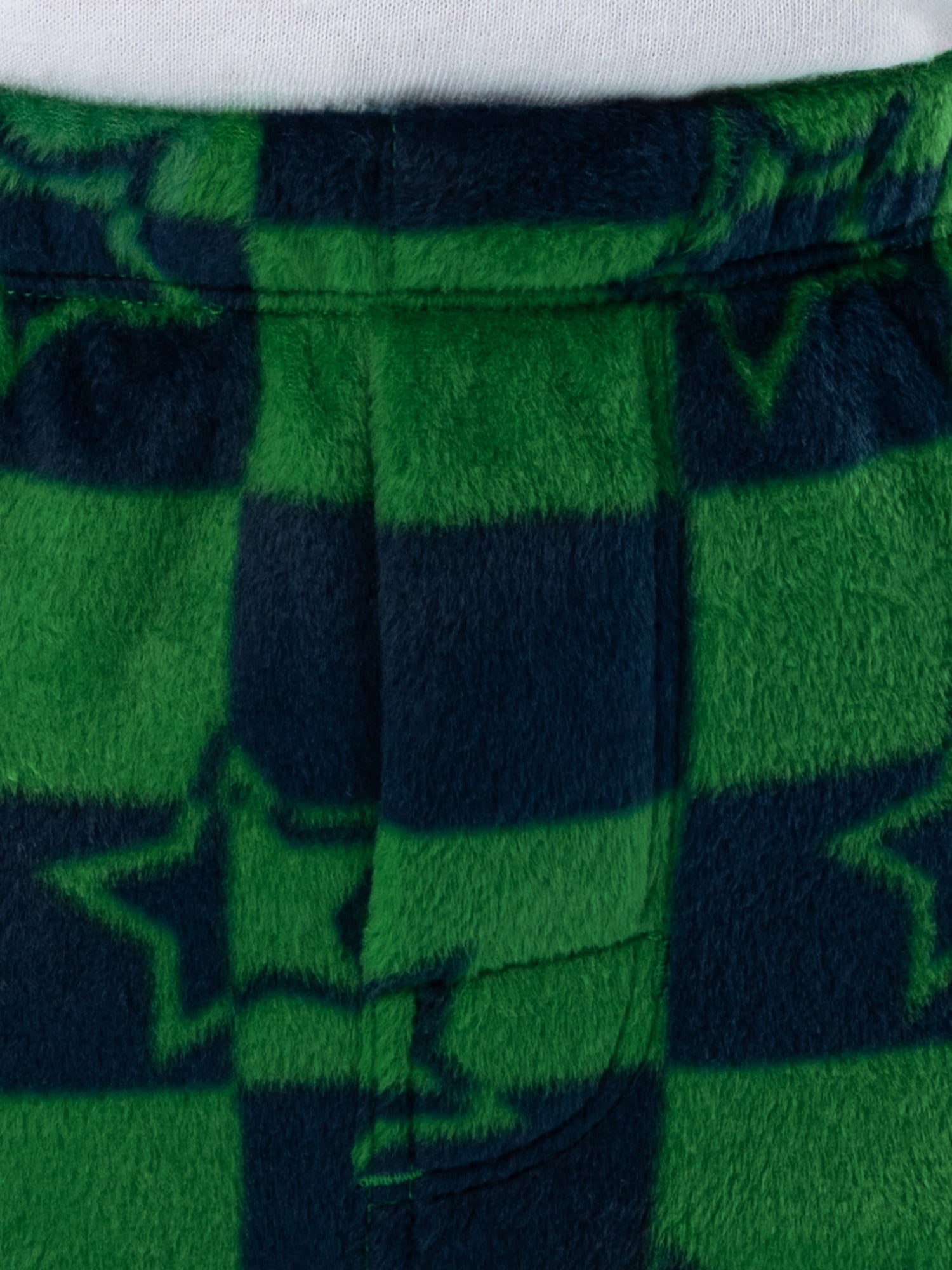 Fruit of the Loom Boy's Long Sleeve Fleece Pajama Set, 2-Piece, Sizes 4-16
