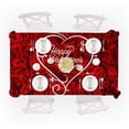 thumbnail image 5 of Up to 65% Off SMihono Valentine's Day Table Cloth Rectangular Tea Table Cover Dining Home Decor, 5 of 5