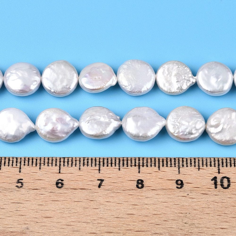 1strand Natural Keshi Pearl Beads Strands Baroque Pearls Seashell color 9~15x8.5~10x2.5~6mm Hole 0.6mm about 30~39pcs/strand 14.96~15.35 inch