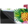 thumbnail image 3 of Coolnut Mailbox Cover Summer Pattern On Striped Back Post Mail Box Cover Magnetic Mail Wraps Cover Oversize 25.4" L x 20.78" W, 3 of 5
