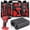 Red, variant on TLGREEN 8V Cordless Drill, 101 Pcs Home Tool Set with Drill, 3/8" Keyless Chuck, USB-C Rechargeable Power Tool Kit with Brushless Motor & Fast Charge, Yellow