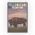 thumbnail image 3 of Yellowstone National Park, Wyoming, Bison and Sunset (16x24 Giclee Gallery Art Print, Vivid Textured Wall Decor), 3 of 3