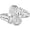 Silver, variant on Stainless Steel Braided Knot Wedding Engagement Promise Statement Ring