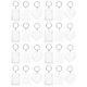 thumbnail image 1 of 60 Pcs Round Picture Frame Crafts Photo Keychains Photo Keyring DIY Blank Keychain Small Photo Key Rings Photo Frame Keychain, 1 of 3