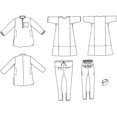 thumbnail image 2 of Folkwear Jewels of India Kurta Shirt Kamiz Tunic Churidar Pants Gandhi Hat #135 Sewing Pattern (Pattern Only), 2 of 3