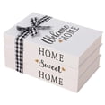 thumbnail image 1 of Bgsha 3Pcs Simple Rustic Bundled Fake Book Ornaments Folding Type Requires Assembly Home DIY Crafts Supplies Home Decorations, 1 of 10