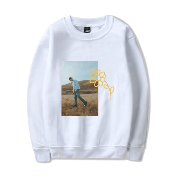 Alec Benjamin Merch Flower Crewneck Sweatshirt Merch Casual Sweatshirt Unisex Clothing