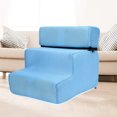 thumbnail image 1 of Pet Ladder Cover Lightweight Pet Stairs Cover Detachable Zippered Mesh Fabric Cover Non-Slip Dog Stairs Cover Washable Dog Ramp Stair Cover for High Beds and Couches, 1 of 5