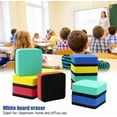 thumbnail image 2 of Dry Erase Eraser,24 Pack Magnetic Whiteboard Erasers,Small Dry Erase Board Erasers for Classroom, Home, and Office (24pcs-Square), 2 of 10