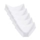 thumbnail image 2 of Gibobby Lencería de encaje para dormir Midwaist Silk Ice Solid Non- Transpirable Color Mujeres 5PC Ropa interior sexy (Blanco, XL), 2 of 3