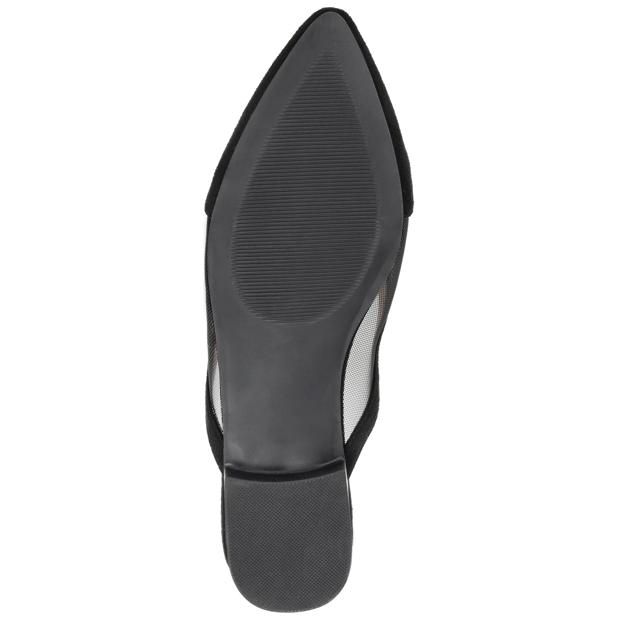 Journee Womens Reeo Slip On Pointed Toe Mules Flats