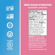 Nuun Zero Sugar Hydration Electrolyte Tablets, Raspberry Lemonade (80 Total Servings)