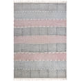 thumbnail image 1 of Casavani Geometric Outdoor Garden Floor Rug, Blue, Hand Woven, 8x10 ft, 100% Cotton, New Condition, 1 of 6