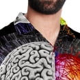 thumbnail image 5 of Mathematical Engineering Men's Short Sleeve Beach Shirts Button Down Poplin Casual Printed Summer Unisex, 5 of 6