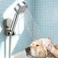 thumbnail image 5 of Clearance Under $5 | Strong Suction Cup Shower Head Holder with 360-Degree Swivel Bracket for Handheld Showers, Tool-Free Installation, White, 5 of 7