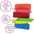 thumbnail image 5 of Neliblu Bright Neon Pencil Chiseled Erasers, Assorted Colors, 6 Count, 6 Pack, 5 of 6
