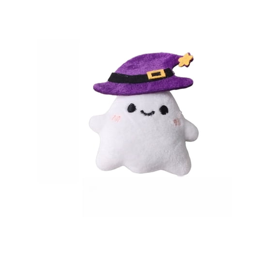 Halloween Squeaky Dog Toys, Funny Ghost Shape Interactive Chew Toys for Puppy Small and Medium Dogs
