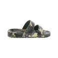 thumbnail image 2 of Madden Girl Womens Teddy Tie Dye Slip On Footbed Sandals Green 10 Medium (B,M), 2 of 3