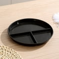 thumbnail image 2 of Huanglei Three Grid Fat Reducing Meal Plate Wheat Straw Fall Household Plate 3 Grid Plate Special Plate Kid Plate, 2 of 3