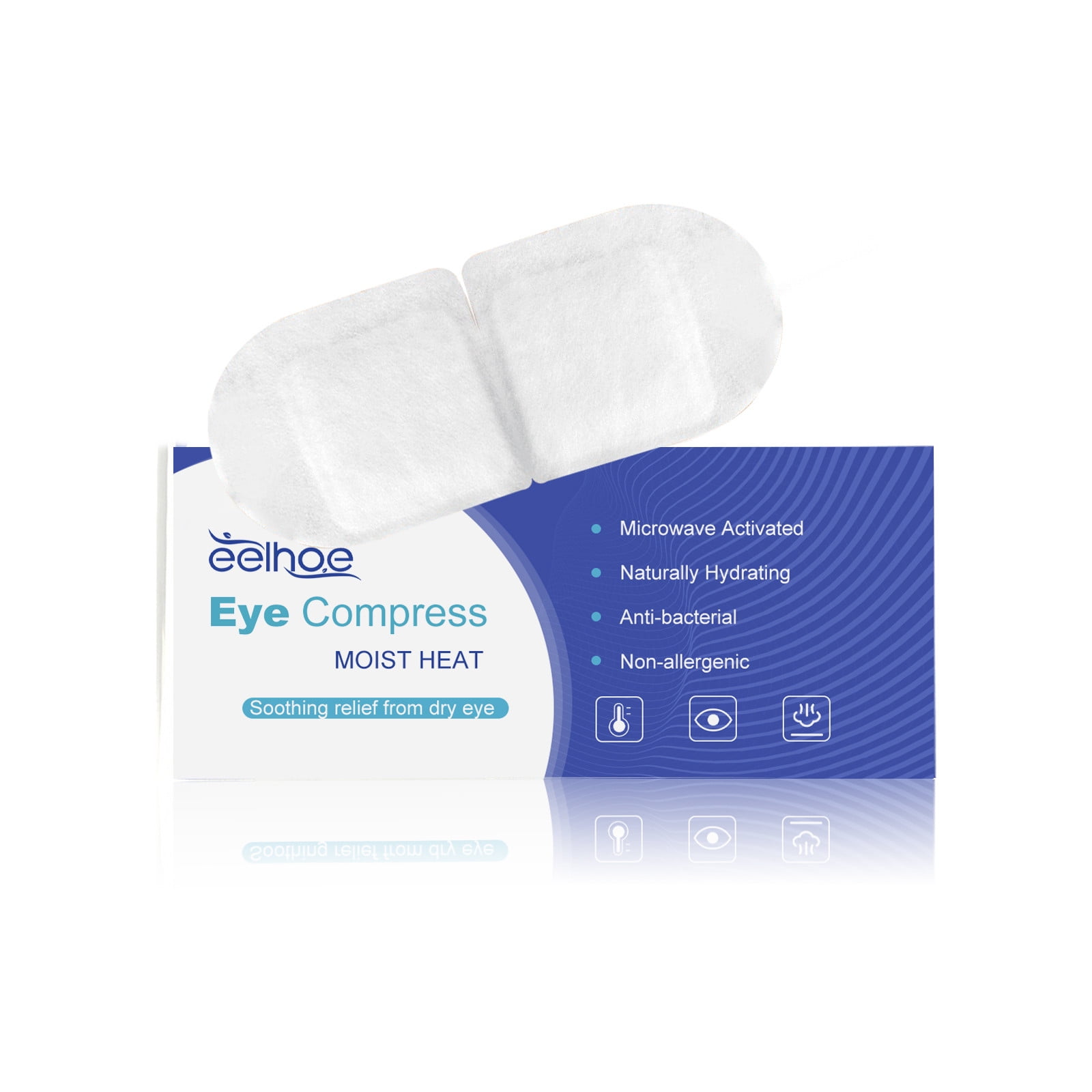 JT Beauty Store Moist Heat Eye Compress Comfort Eye Mask Relief To Dry