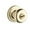 Polished Brass, variant on Kwikset Juno Bed/Bath Knob in Venetian Bronze - 97300-830