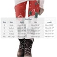 thumbnail image 2 of QATAINLAV Womens Fashion Print Christmas Leggings Fall Winter Festive Party Outfit Holiday Loungewear, 2 of 5