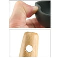 thumbnail image 3 of Uxcell Deep Kitchen Utensil Cooking Utensils Wood Handle Gadgets for Nonstick Cookware Silicone, 3 of 5