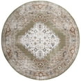 thumbnail image 2 of Nourison Astra Machine Washable Vintage Sage Multicolor 5'3" x Round Area Rug (5 Round), 2 of 9