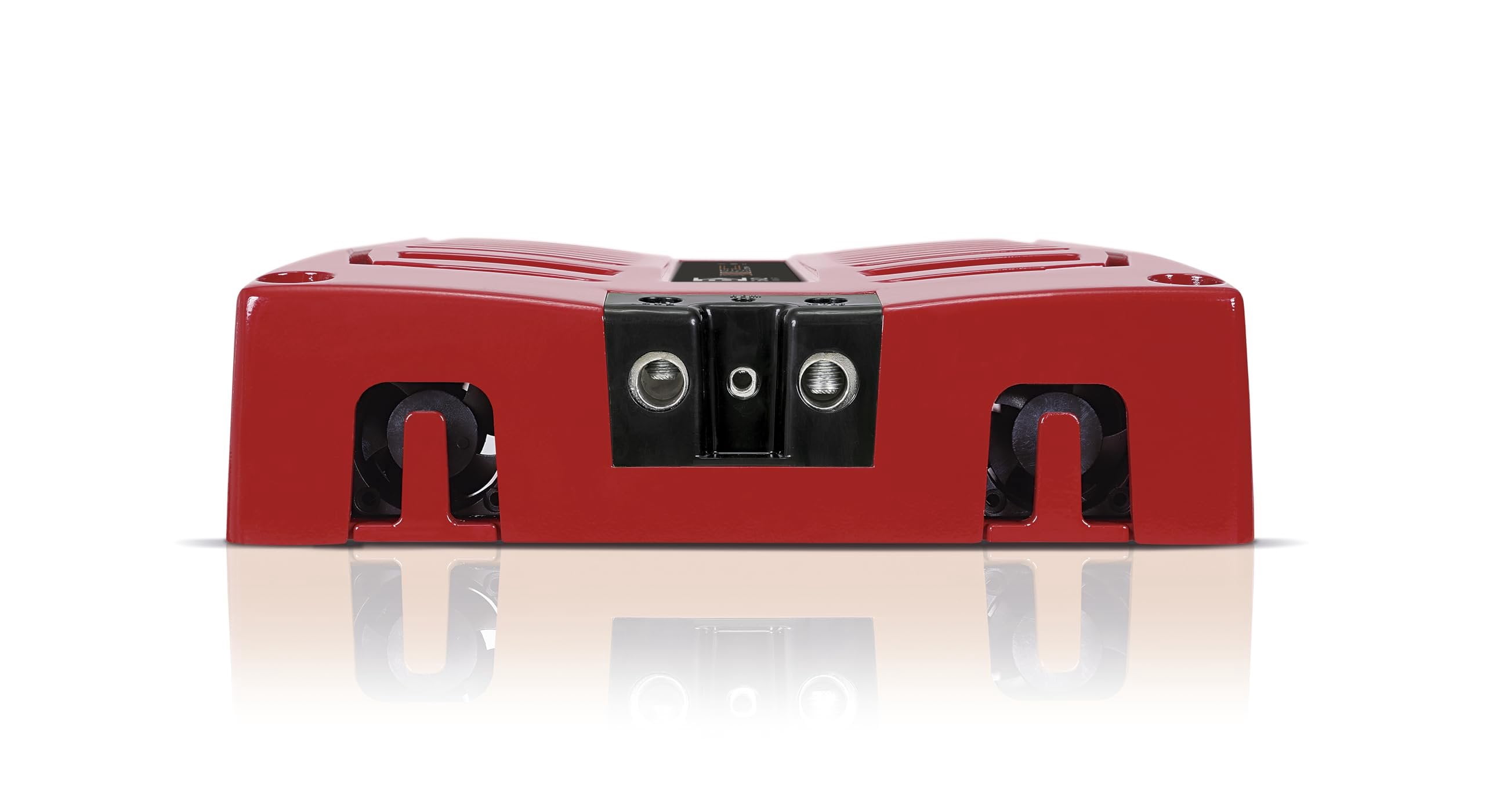 Banda VIK8000.2RED Car Amplifier Audio Speaker 2-Ohms Full Range New Viking 8000 Watts Rms LED Indicator Sound Specialization Aluminum Chassis - Red