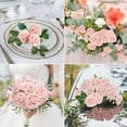 thumbnail image 4 of Gustave 50pcs Artificial Roses Flowers Foam Fake Roses with Stems for DIY Wedding Bouquets Centerpieces Floral Arrangements Party Tables Home Decorations (Pink), 4 of 7