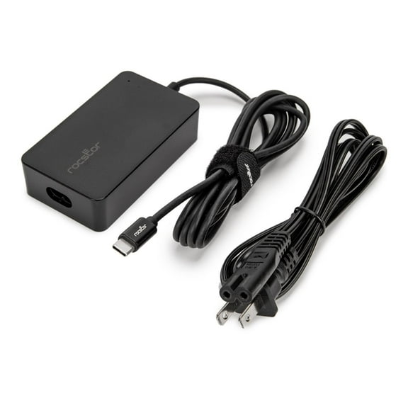 Rocstor Smart - Power adapter - slim - 65 Watt - 3.25 A (24 pin USB-C) - black