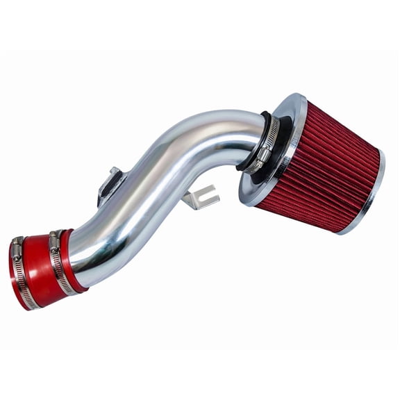 Rtunes Racing Short Ram Air Intake Kit   Filter Combo RED Compatible For 02-08 Toyota Matrix XRS