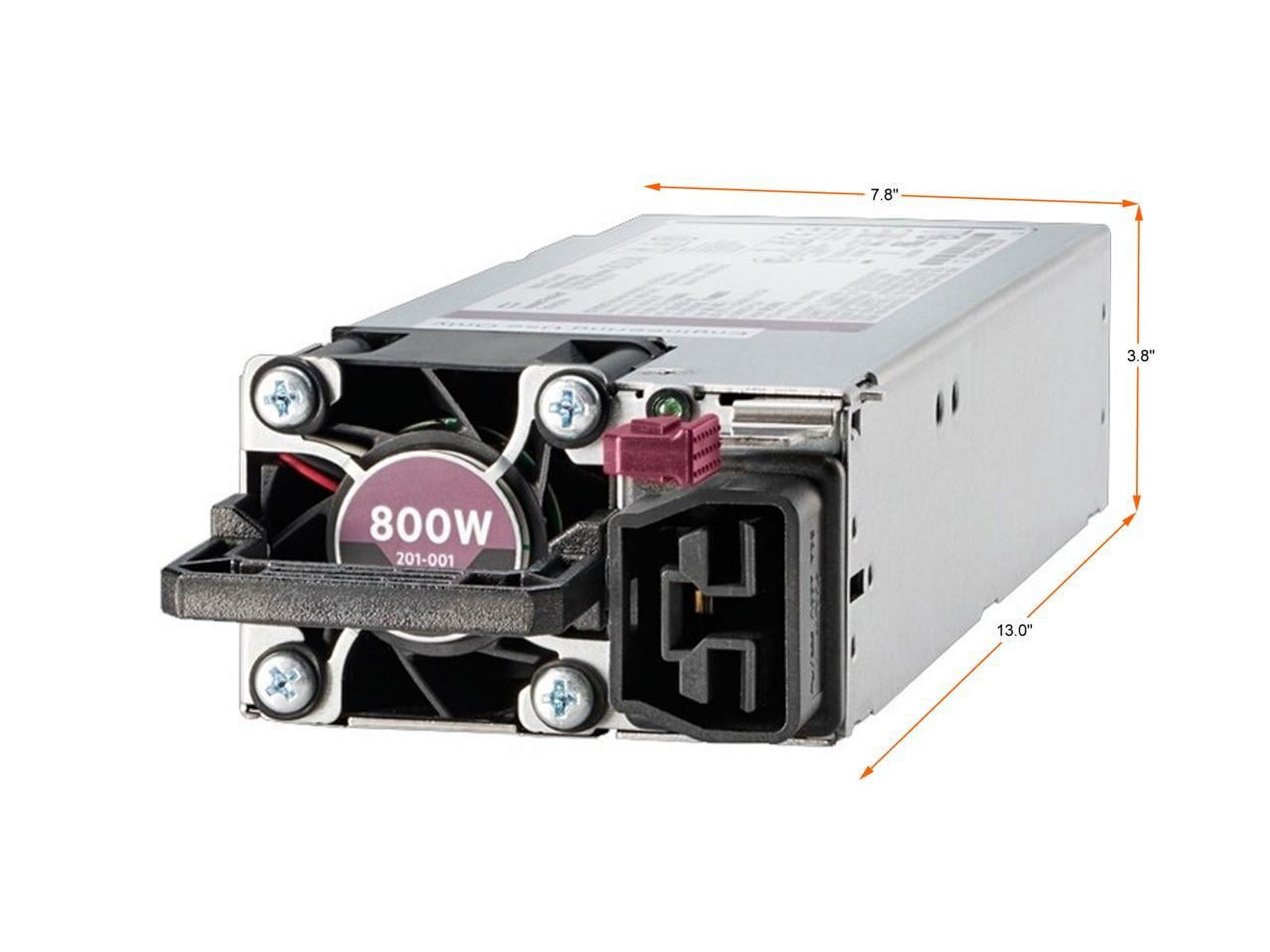 HPE 800W Flex Slot Platinum Hot Plug Low Halogen Power Supply Kit - Hot-pluggable - 96% Efficiency
