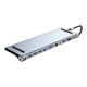 thumbnail image 1 of Concentrador USB con múltiples interfaces, fácil de usar, multifuncional, con puerto PD de 100 W. 11 puerto, 1 of 9