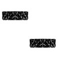 thumbnail image 2 of relayinert Car Stickers Featuring Triangles Graphics Sun Protection And Helper For Family brilliant black 2Set, 2 of 6