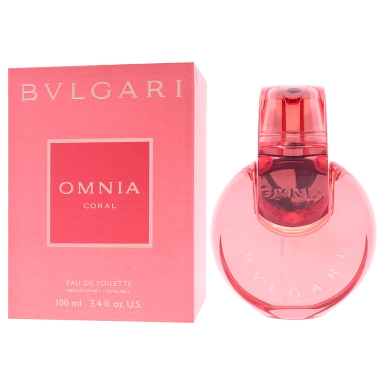 Bvlgari, Omnia - Coral, 3.4 oz EDT Refillable, Floral Aquatic