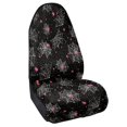 thumbnail image 2 of Chririnla Halloween Terry Cloth Car Seat Cover with Spider Web Pattern, Waterproof Sweat Proof Front Seat Cover for Trucks Cars SUVs Vans, 2 of 7
